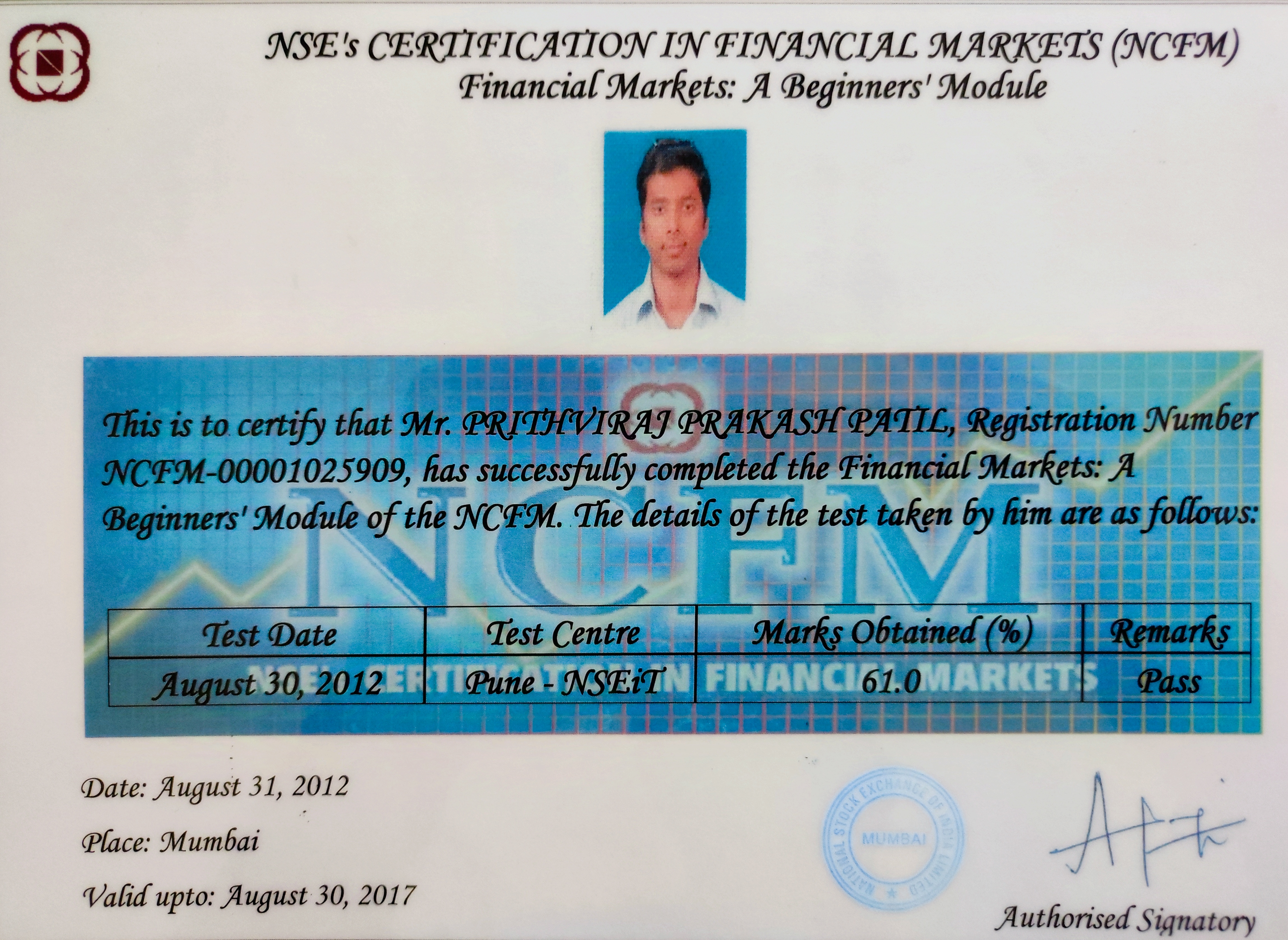 National certificate